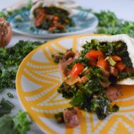 Pita kipshoarma met boerenkool – het perfecte, gezonde anti kater recept