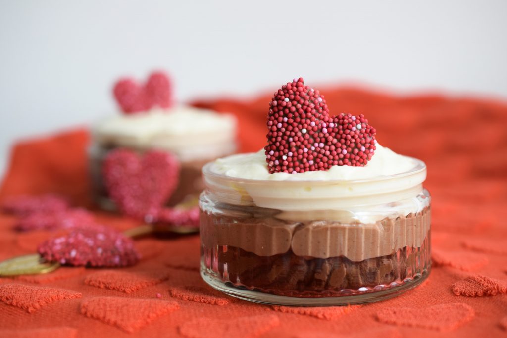 3 kleuren chocolademousse