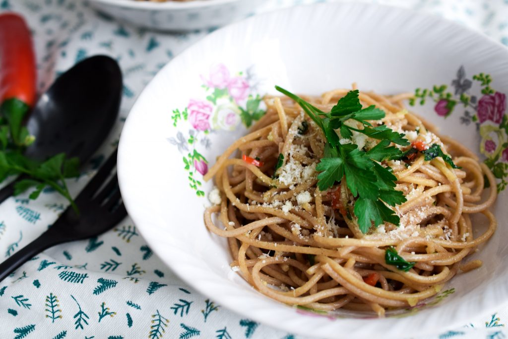 Spaghetti aglio olio