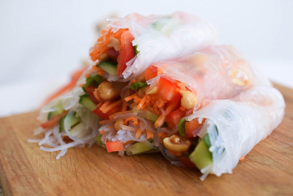 vegetarische springrolls