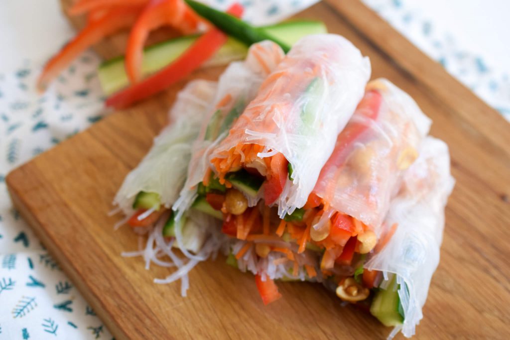 vegetarische springrolls